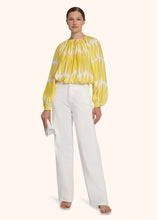 Load image into Gallery viewer, Kiton yellow shirt for woman, in silk 5
