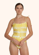 Load image into Gallery viewer, Kiton yellow swimsuit for woman, in polyester 2
