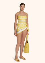 Load image into Gallery viewer, Kiton yellow swimsuit for woman, in polyester 5
