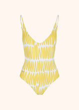 Load image into Gallery viewer, Kiton yellow swimsuit for woman, in polyester 1
