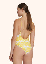 Load image into Gallery viewer, Kiton yellow swimsuit for woman, in polyester 3
