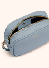 Load image into Gallery viewer, Kiton sky blue bag for woman, in calfskin 4
