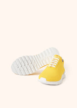 Load image into Gallery viewer, Kiton yellow sneakers shoes for woman, in cotton 3

