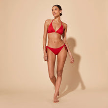 Load image into Gallery viewer, Women Halter Bikini Top Plumetis
