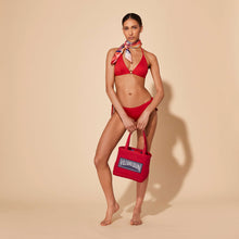 Load image into Gallery viewer, Women Mini brief to be tied Bikini Bottom Plumetis
