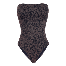 Load image into Gallery viewer, Women Shimmer Bustier One-Piece Swimsuit Modore
