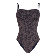 Load image into Gallery viewer, Women Shimmer Bustier One-Piece Swimsuit Modore
