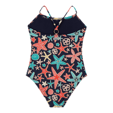Load image into Gallery viewer, Girls One-piece Swimsuit Holistarfish
