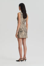Load image into Gallery viewer, Floral weave mini dress - brush
