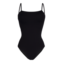 Load image into Gallery viewer, Women crossed back straps one-piece swimsuit solid

