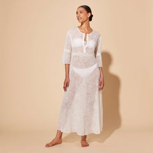 Load image into Gallery viewer, Women Silk Paiseley Long Dress
