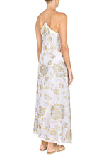 Load image into Gallery viewer, Metallic Floral Sun Dress
