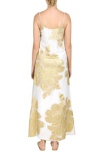 Load image into Gallery viewer, Metallic Big Flower Cami Dress
