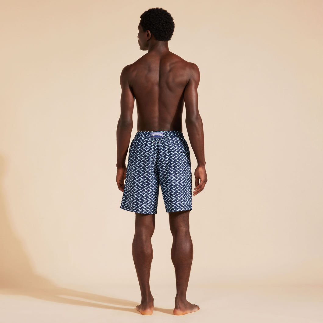 Men Long Swim Trunks Net Sharks