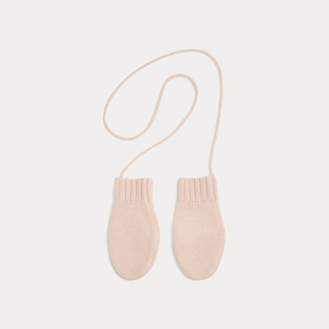 babies mittens pale pink