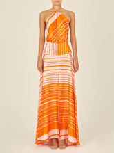 Load image into Gallery viewer, Agnese Dress Orange Pink
