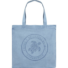 Load image into Gallery viewer, Linen Turtle Tote Bag Mineral Dye
