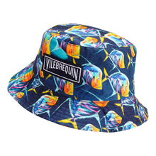 Load image into Gallery viewer, Linen Bucket Hat Piranhas
