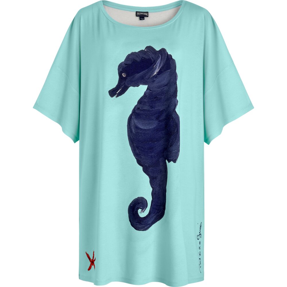Maxi Viscose Dress Seahorse - Vilebrequin x Patrizia Gucci