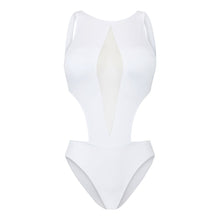 Load image into Gallery viewer, One-Piece Trikini Graphic Swimsuit Solid
