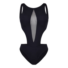Load image into Gallery viewer, One-Piece Trikini Graphic Swimsuit Solid

