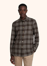 Load image into Gallery viewer, Kiton brown shirt for man, in cotton 2
