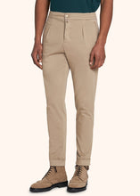 Load image into Gallery viewer, Kiton beige trousers for man, made of cotton - 2

