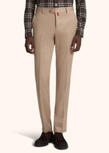 Load image into Gallery viewer, Kiton beige trousers for man, in cashmere 2
