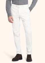 Load image into Gallery viewer, Kiton ivory trousers for man, made of cotton - 2
