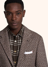 Load image into Gallery viewer, Kiton brown jacket for man, in cashmere 4
