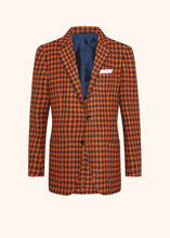 Load image into Gallery viewer, Kiton orange jacket for man, in cashmere 1
