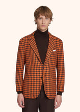 Load image into Gallery viewer, Kiton orange jacket for man, in cashmere 2

