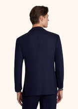 Load image into Gallery viewer, Kiton blue jacket for man, in virgin wool 3
