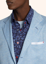 Load image into Gallery viewer, Kiton sky blue single-breasted jacket for man, made of cashmere - 4
