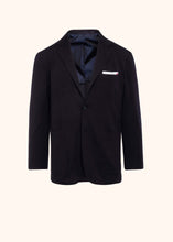 Load image into Gallery viewer, Kiton blue single-breasted jacket for man, made of virgin wool
