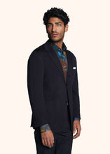 Load image into Gallery viewer, Kiton blue single-breasted jacket for man, made of virgin wool - 2
