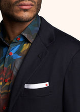 Load image into Gallery viewer, Kiton blue single-breasted jacket for man, made of virgin wool - 4
