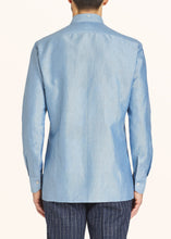 Load image into Gallery viewer, Kiton blue heavenly shirt for man, made of cotton - 3
