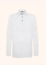 Load image into Gallery viewer, Kiton white jersey poloshirt for man, in cotton 1
