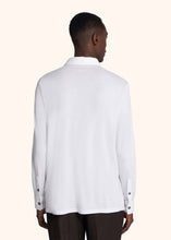 Load image into Gallery viewer, Kiton white jersey poloshirt for man, in cotton 3

