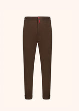 Load image into Gallery viewer, Kiton brown trousers for man, made of cotton
