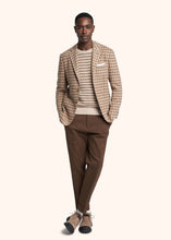 Load image into Gallery viewer, Kiton brown trousers for man, made of cotton - 5
