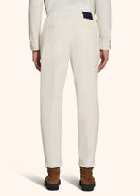 Load image into Gallery viewer, Kiton white trousers for man, in cotton 3
