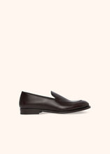 Load image into Gallery viewer, Kiton dark brown loafer shoes for man, in calfskin 1
