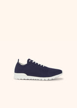 Load image into Gallery viewer, Kiton navy blue shoes for man, made of cotton
