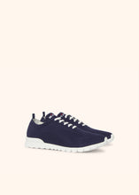 Load image into Gallery viewer, Kiton navy blue shoes for man, made of cotton - 2
