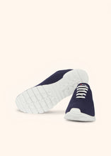 Load image into Gallery viewer, Kiton navy blue shoes for man, made of cotton - 3
