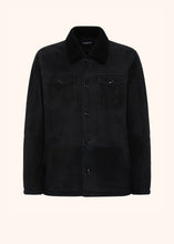 Load image into Gallery viewer, Kiton black blouson for man, in lambskin 1
