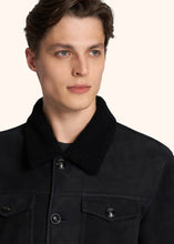 Load image into Gallery viewer, Kiton black blouson for man, in lambskin 4
