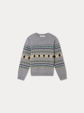 Load image into Gallery viewer, Branco Sweater grey-blue multicolored
